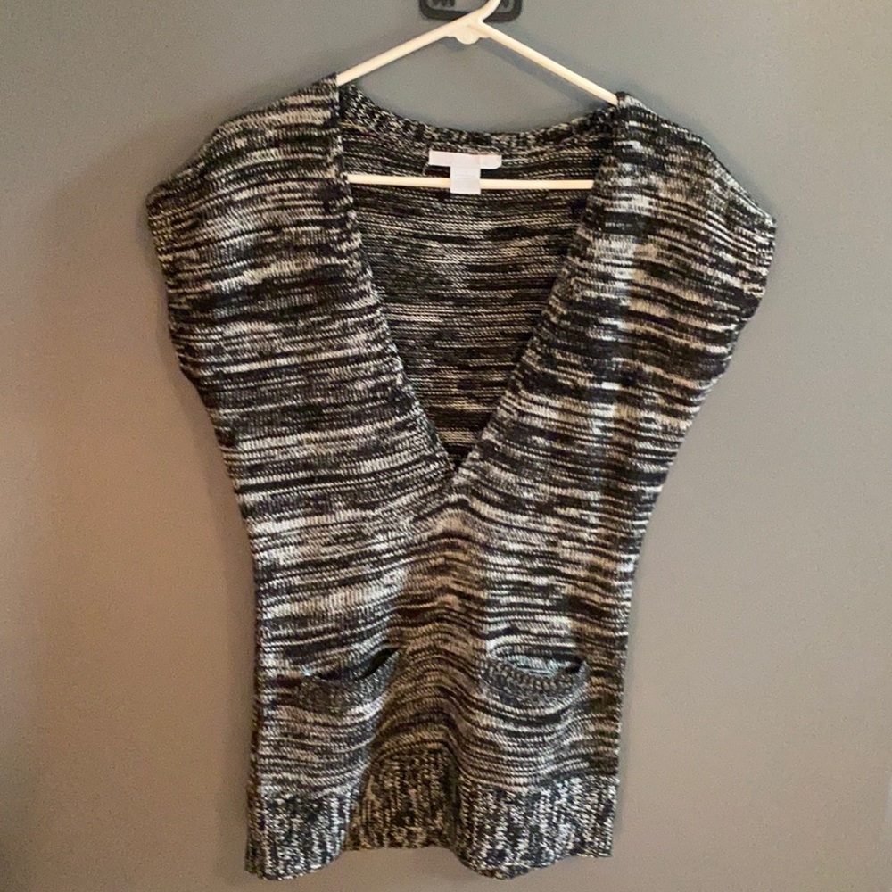 Charlotte Ruse V Neck Sweater Vest Size M